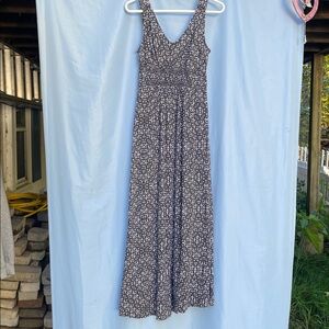 Eddie Bauer Black and White Patterned Dress